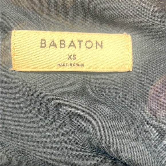 Babaton (Aritizia) Casimir Blue Grey  Floral Mini Dress Size XS Spaghetti Straps - Picture 9 of 11